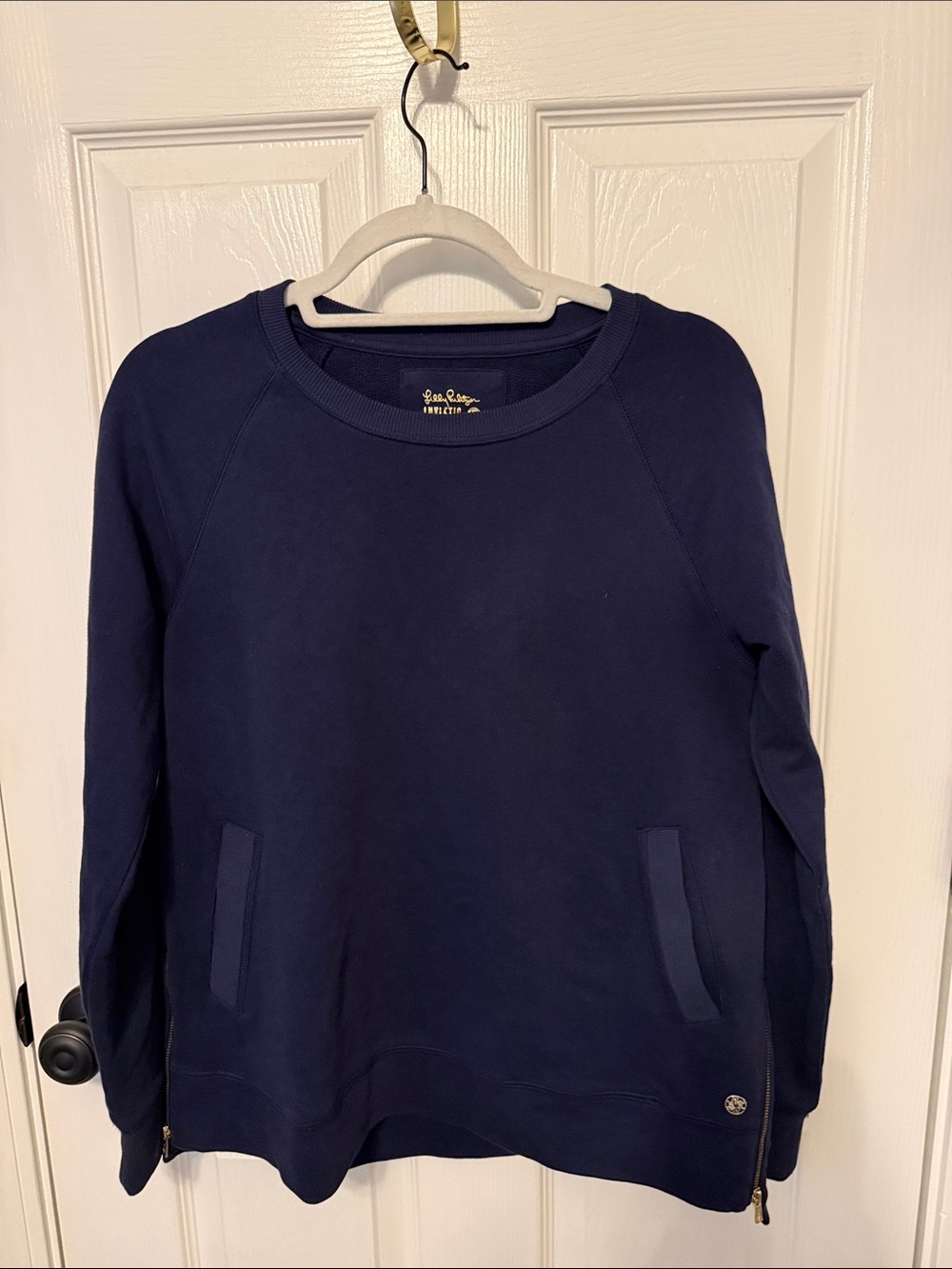 Lilly Pulitzer Navy Crewneck Pullover